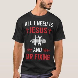 T-shirt J'Ai Besoin De Réparation De Voiture Jésus