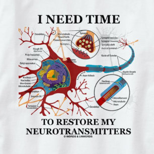 T-shirt J'Ai Besoin De Temps Pour Restaurer Mes Neurotrans