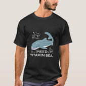 T-shirt J'ai besoin de vitamine mer (Devant)