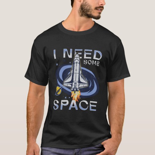 T-shirt J'Ai Besoin D'Espace (Devant)