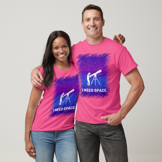 T-shirt J'Ai Besoin D'Une Chemise Spatiale Pour Geek D'Ast (Unisexe)