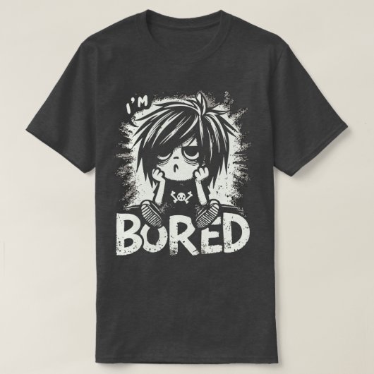 T-shirt J'Ai Bored (Design devant)