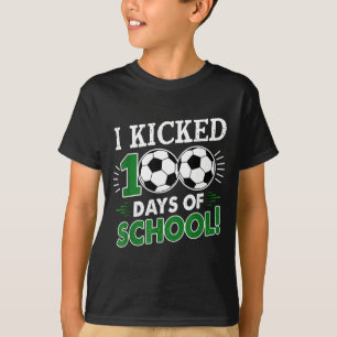 T-shirt J'ai botté 100 jours de sport de football scolaire