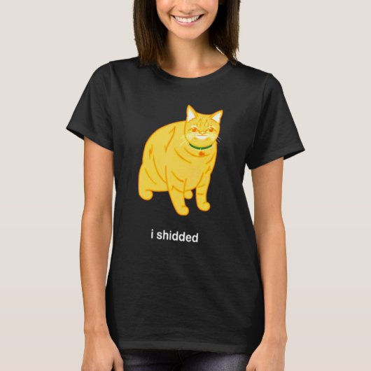 T-shirt J'ai caché le mème de chat (Devant)