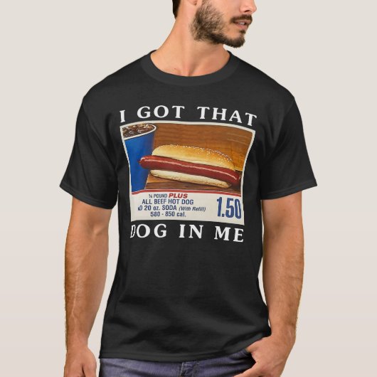 T-shirt J'Ai Ce Chien En Moi, Drôle Chien Chaud Combo (Devant)