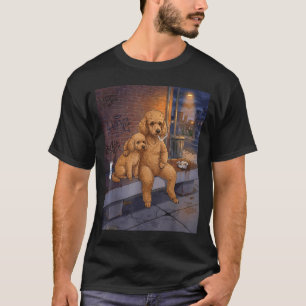 T-shirt J'ai Ce Chien En Moi Drôle De Caniche Buvant De La