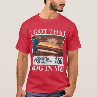 T-shirt J'ai Ce Chien En Moi drôle rétro vintage sports mè