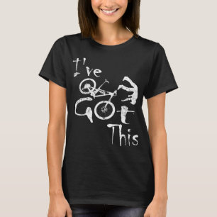 T-shirt J'Ai Ce Mtb Crash Falling Downhill Retro