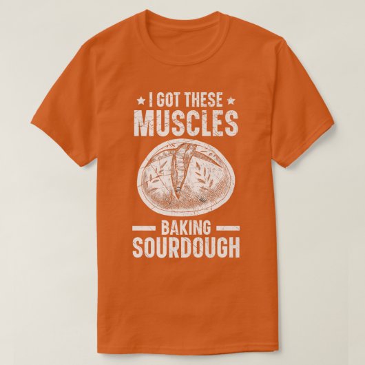 T-shirt J'Ai Ces Muscles Qui Cuisent Du Pain D'Argent (Design devant)