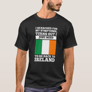 T-shirt J'ai cherché mes symptômes Irlande irish roots Pre