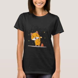 T-shirt J'ai chié  Chat  Chat qui fait caca Chat Chaton