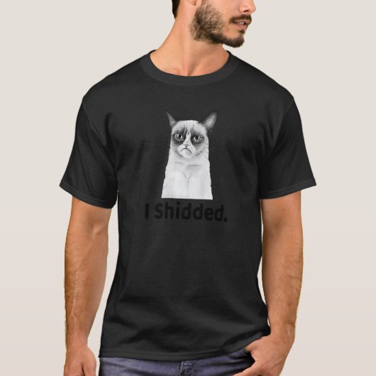 T-shirt J'ai chié Chat J'ai chié et péter 2 (Devant)