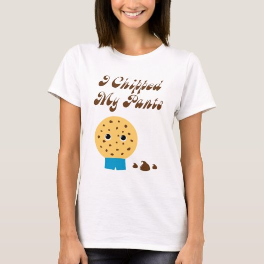 T-shirt J'Ai Chiffré Mon Pantalon Chocolat Chip Cookie (Devant)