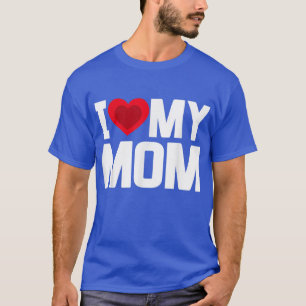 T-shirt J'ai coeur ma maman aime ma maman Joyeuse fête des