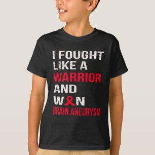 T-SHIRT J'AI COMBATTU COMME UN GUERRIER ET J'AI GAGNÉ L'AN