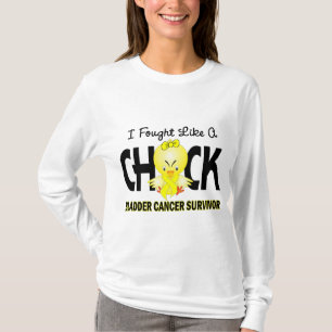 T-shirt J'ai combattu comme un survivant de cancer de la