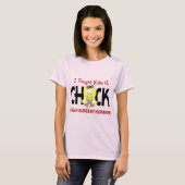 T-shirt J'Ai Combattu Comme Un Survivant De Chirurgie Cerv (Devant entier)