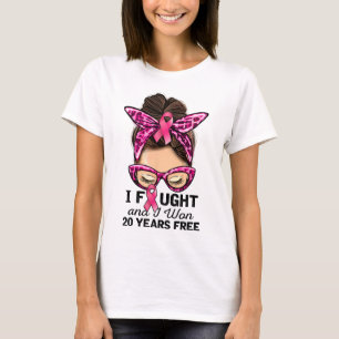 T-shirt J'Ai Combattu Et J'Ai Gagné 20 Ans Libérez Messy B