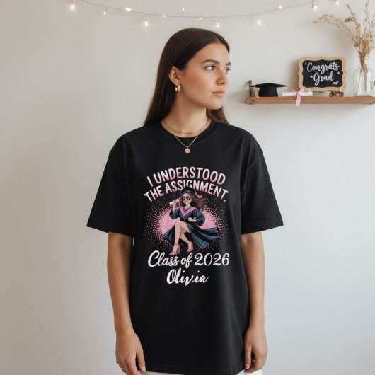 T-shirt J'ai compris le devoir Grad - Promotion 2026