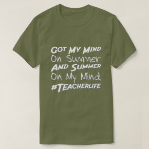 T-shirt J'ai compris l'été Vie d'enseignant drôle été