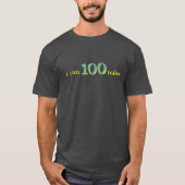 T-shirt J'ai couru 100 miles Ultramarathon Collection (Devant)