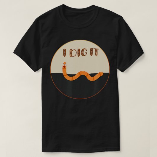 T-shirt J'Ai Creg It Cute Worm Lover Compost Gardening Lov (Design devant)