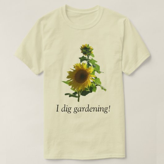 T-Shirt - J'Ai Creusé le jardinage! (Design devant)