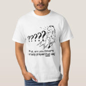 T-shirt J'ai déjà joué cette chanson ! (Devant)