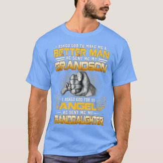 T-shirt J'Ai Demandé À Dieu De Me Faire Un Homme Meilleur