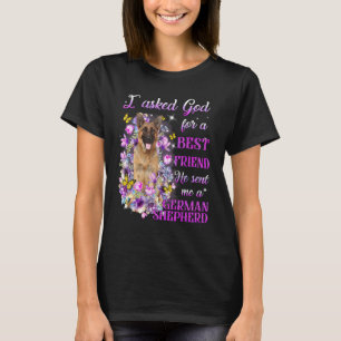 T-shirt J'Ai Demandé À Dieu Pour Un Meilleur Ami Il M'A En