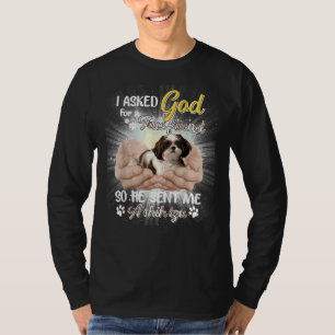 T-shirt J'Ai Demandé À Dieu Un Véritable Ami Pour Qu'Il M'