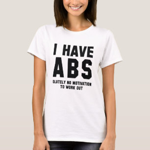 T-shirt J'ai des abdominaux