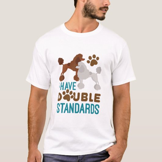 T-shirt J'Ai Des Canicules Standard Double Standards (Devant)