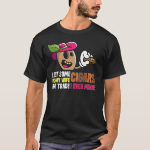 T-shirt J'Ai Des Cigares Pour Ma Femme Meilleur Commerce J
