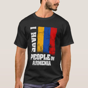 T-shirt J'ai des gens en Arménie Drapeau arménien