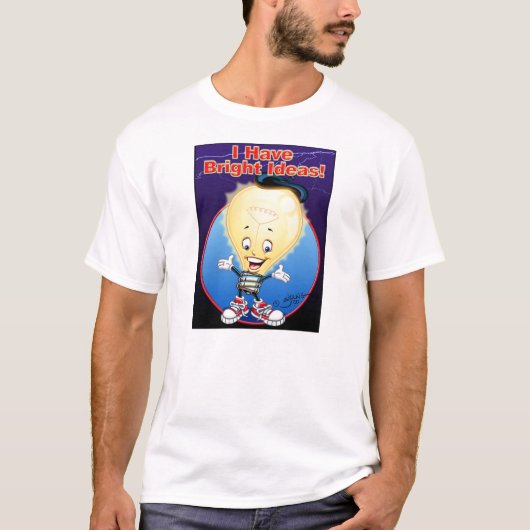 T-shirt J'ai des idées lumineuses ! (Devant)