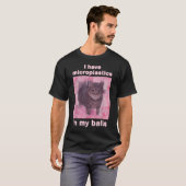 T-shirt J'ai des microplastiques dans mes (Devant entier)