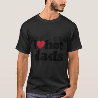 T-shirt J'ai des papas chauds du coeur