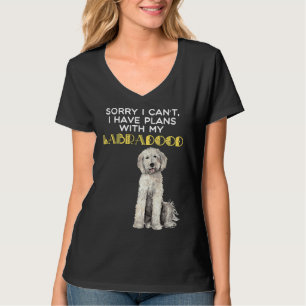 T-shirt J'Ai Des Plans Avec Mon Labradoodèle