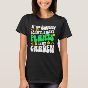 T-shirt J'ai des plantes dans mon jardin 60s Rétro Jardini