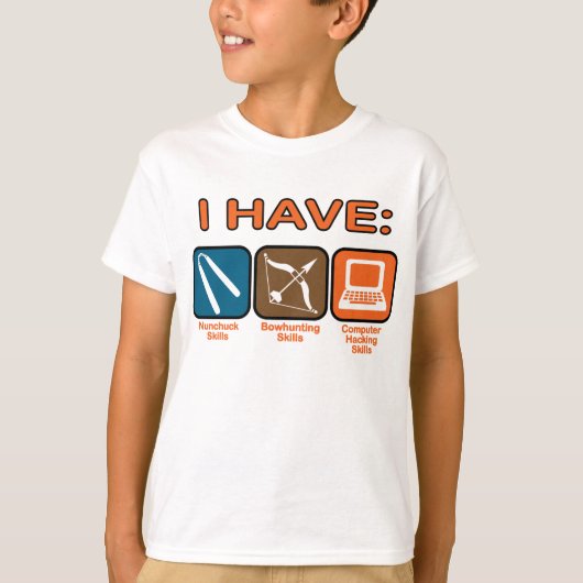 T-shirt J'ai des qualifications Napoleon Dynamite (Devant)