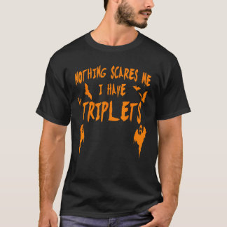T-shirt J'Ai Des Triplets Drôle Parents Triplets Halloween