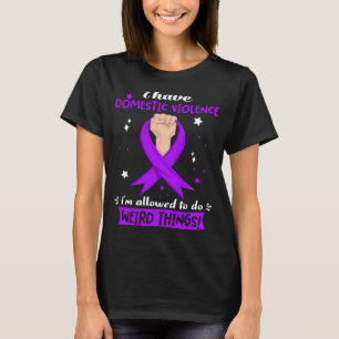 T-shirt J'ai des violences domestiques Drôle de violence d