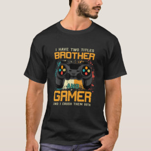 T-shirt J'Ai Deux Titres Jeux Vidéo Vintages De Jeux De Je