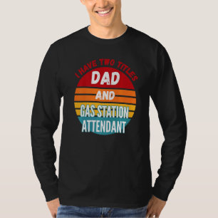 T-shirt J'Ai Deux Titres Papa Et Agent De Gare