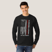 T-shirt J'Ai Deux Titres Papa Et Papa Hommes Drapeau Améri (Devant entier)