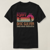 T-shirt J'Ai Deux Titres Poppy Et Disk Golfer Et I Ro (Design devant)