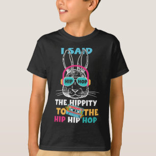 T-shirt J'Ai Dit Hip Hip To Hop Hip hop Bunny Funny