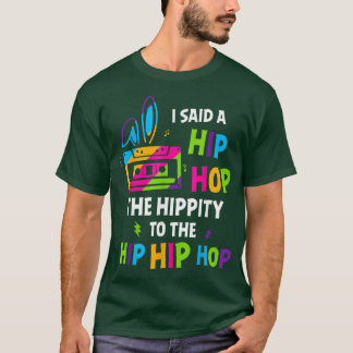 T-shirt J'Ai Dit Hip Hip To Hop Hip hop Bunny Funny 