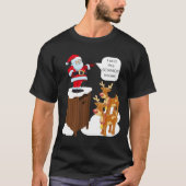 T-shirt J'Ai Dit Que Schmidt House Fun Xmas Père Noël (Devant)